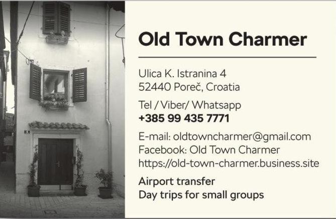 Old Town Charmer Пореч Екстер'єр фото